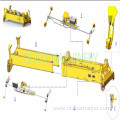 Heavy Lifting Hydraulic Telescopic Container Spreader